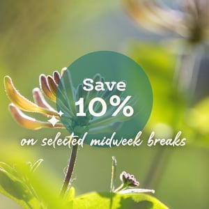 Save 10% off selected midweek breaks in May