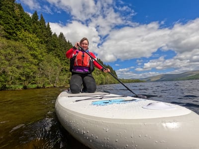 Guided stand up paddleboard