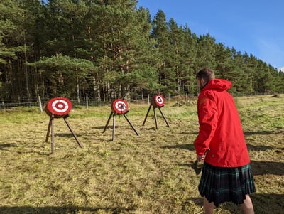 Axe throwing