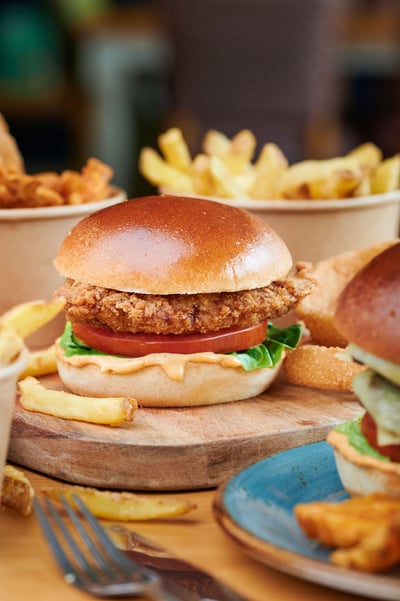Takeaway burgers
