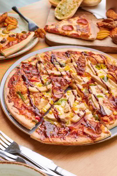 Takeaway pizzas