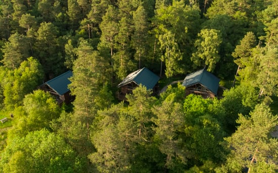 Log cabins at Keldy, Forest Holidays