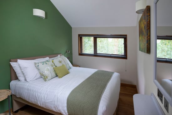 Golden Oak Treehouse master bedroom