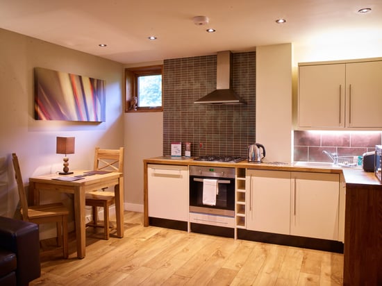 Sherwood Forest one-bed kitchen