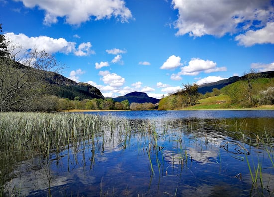 View of Loch Lubnaig in Scotland