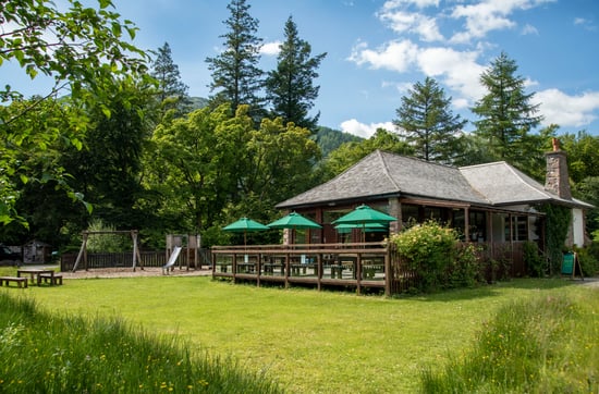 Children's play area at Ardgartan Argyll