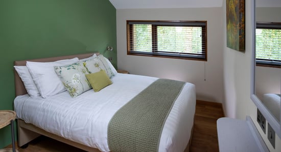 Golden Oak Treehouse master bedroom