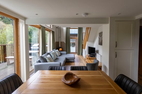 Golden Oak Treehouse living room