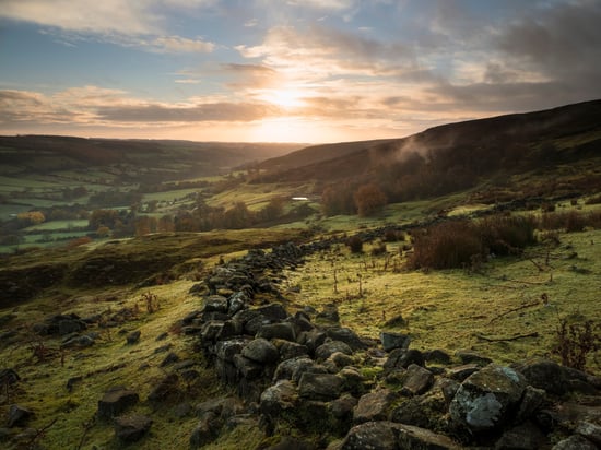 View into Rosedale Valley, North Yorkshire