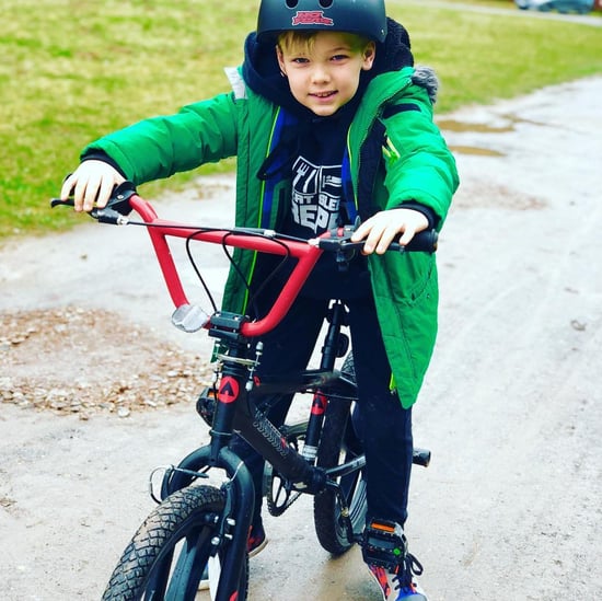 Child cycling at Forest Holidays