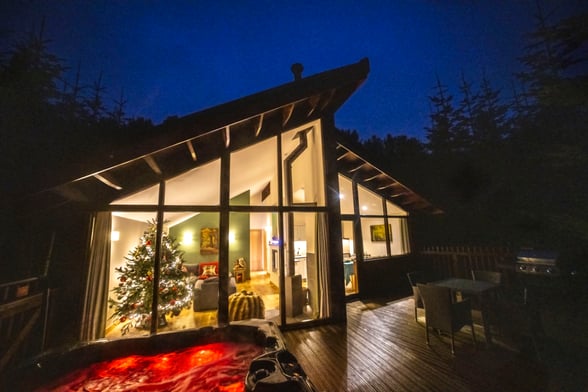 Christmas Lodge & Log Cabin Holidays UK