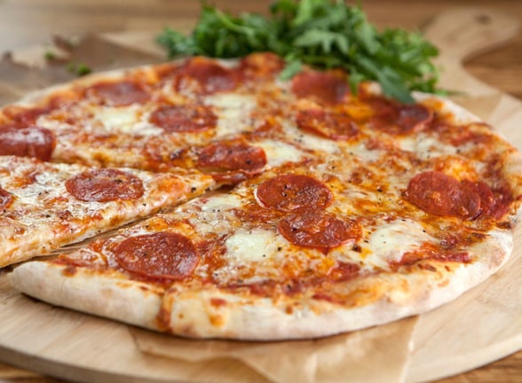 Takeaway Pizza meal