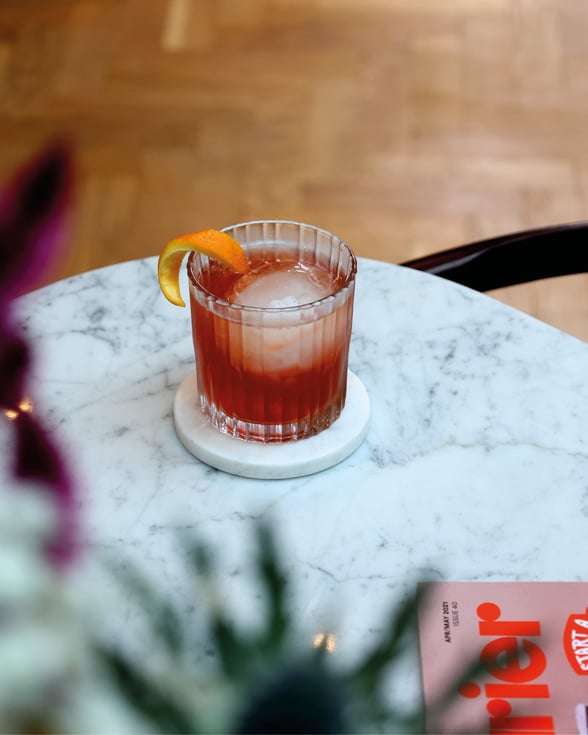 Curl up with cocktails