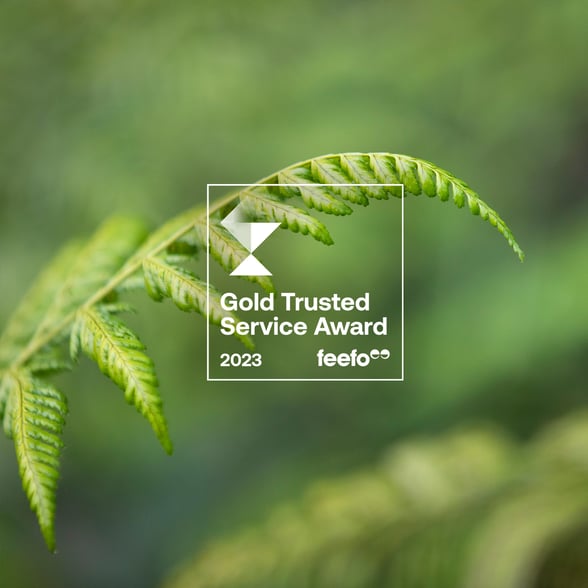 We’re Feefo Gold Trusted Award Winners