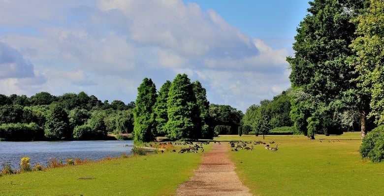 Clumber park at Sherwood Forest, Nottinghamshire