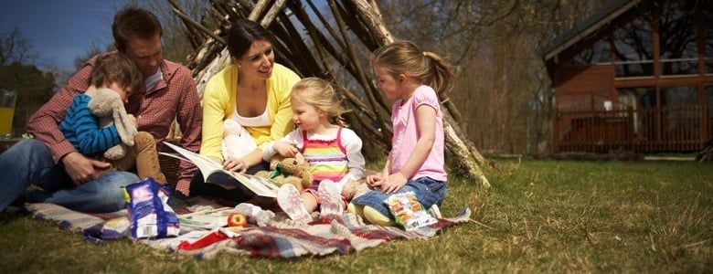Bring your teddies along for a picnic in the woods
