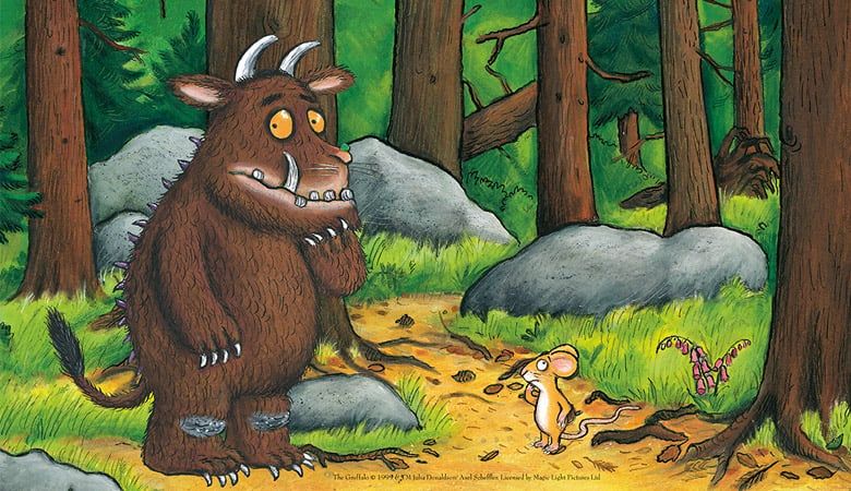 The Gruffalo and Mouse book illustration