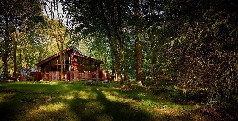 Log cabin at Beddgelert, Snowdonia
