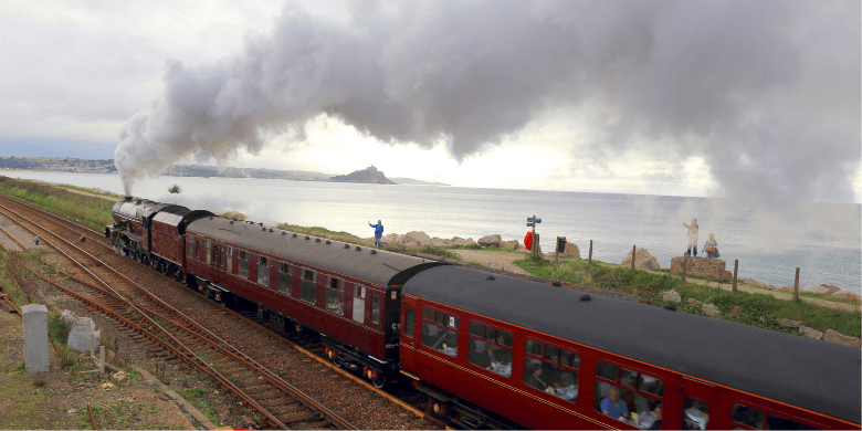 Steam train in Cornwall
