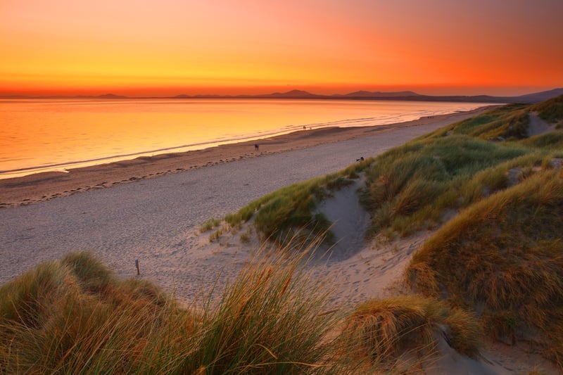 Sunset at Harlech Beach, North Wales