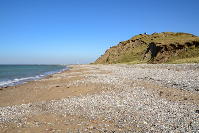 Dinas Dinlle beach near Caernarfon, North Wales 