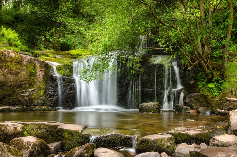 Waterfall in the Brecon Beacons, South Wales