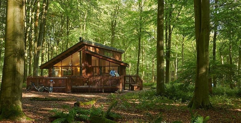 Log cabin at Forest Holidays