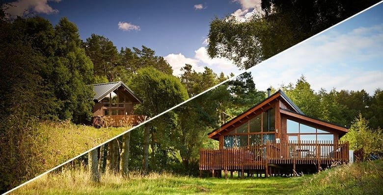 Log cabins at Cropton and Keldy Forest Holidays